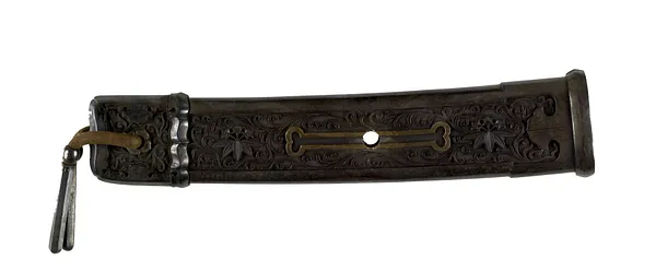 Tsuka with Gentian Crests
