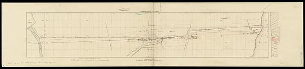Plan and section, Salmon River gold district, Halifax Co., N.S