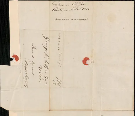 David Coffin to George Coffin, 15 February 1833