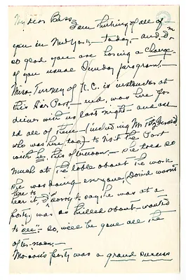 Letter from Madge Gates Wallace to Bess W. Truman