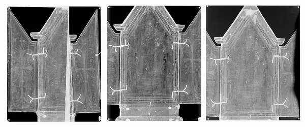 Madonna and Child Enthroned with Saints; the Nativity; the Crucifixion