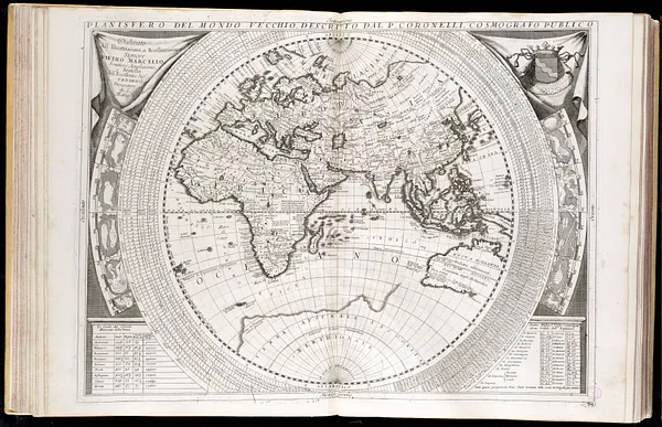 Planisfero del mondo vecchio