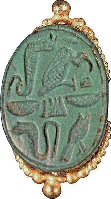 Scarab from Egyptian-Style Necklace
