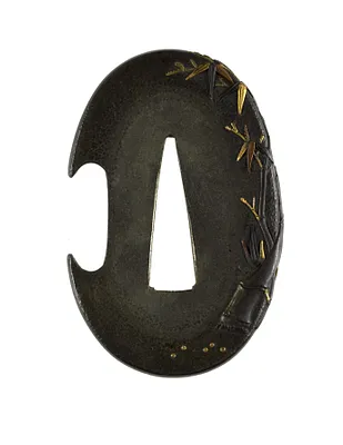 Tsuba with Bamboo