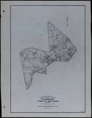 Topography Town of Methuen