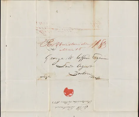 E. H. Lombard to George Coffin, 14 March 1833