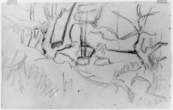 Landscape with Rocks and Trees