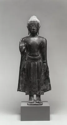 Standing Buddha in ""Abhayamudra""