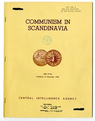 Central Intelligence Agency, Office of Reports and Estimates Report Number 77-49, Communism in Scandinavia