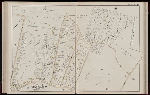 Atlas of the city of Boston, West Roxbury, Mass., volume six : from actual surveys and official plans
