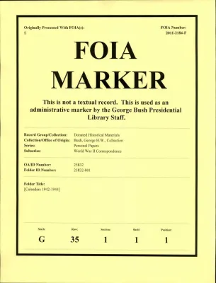 Calendars 1942-1944