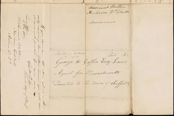 Samuel Walker to George Coffin, 4 December 1834
