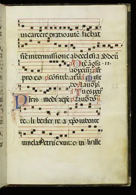 Leaf from Antiphonary
