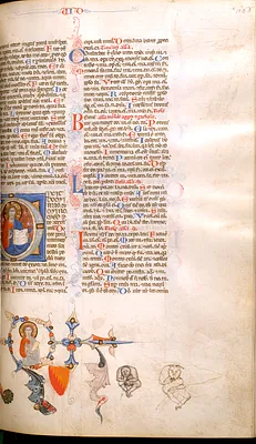 Leaf from Bentivoglio Bible