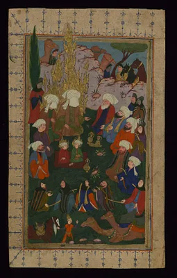 The Prophet Muhammad, 'Ali, and His Sons Hasan and Husayn