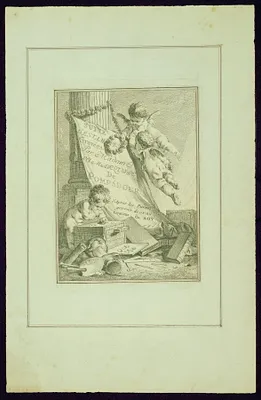 Frontispiece, from Madame de Pompadour's ""Suite of Prints""
