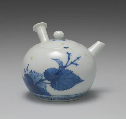 Teapot with Begonias