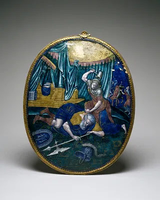 Plaque with Jael Killing Sisera