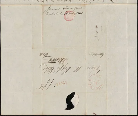 James Crawford to George Coffin, 28 July 1841