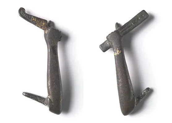 Bronze Mount from a "Shawabty Bundle": Pair of Arms