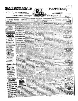 Barnstable Patriot, and Commercial Advertiser