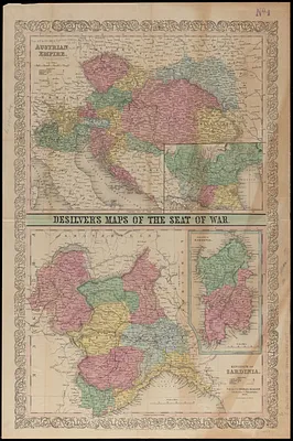 Desilver's maps of the seat of war