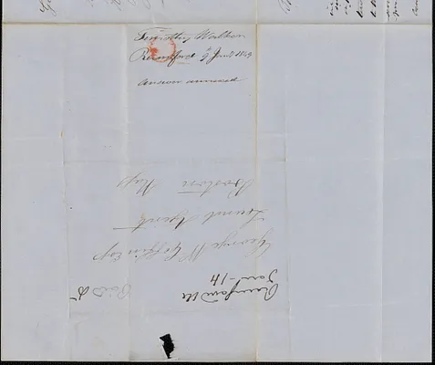 Timothy Walker to George Coffin, 9 January 1849