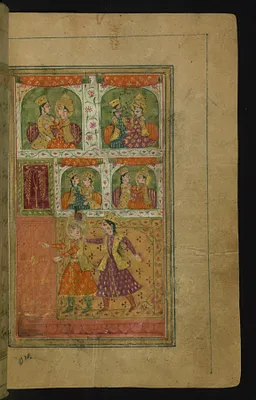 Zulaykha, Trying to Prevent Joseph From Leaving the Palace, Grabs Him by the Collar