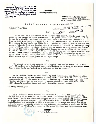 Memorandum, Daily Korean Bulletin