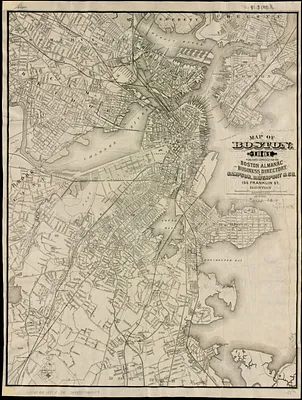 Map of Boston, for 1881