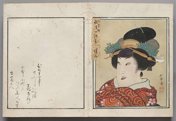 Double-Leaf from Album of Actor Portraits
