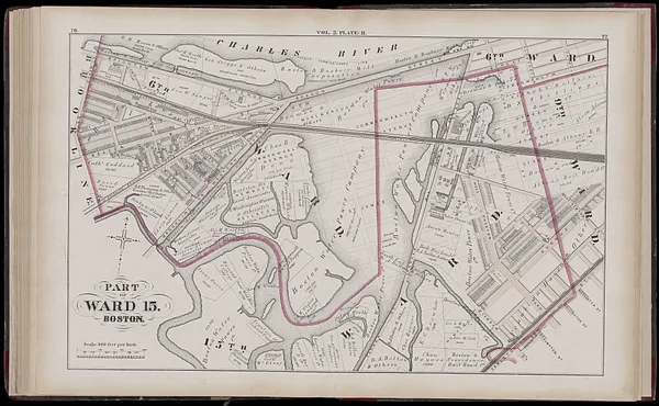 Atlas of the county of Suffolk, Massachusetts : vol. 2nd late city of Roxbury, now wards 13-14 and 15, city of Boston