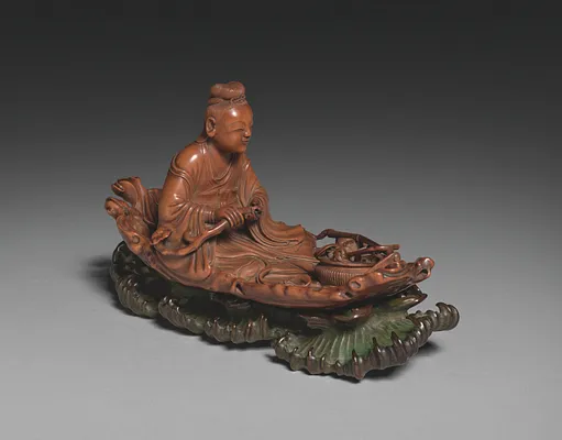 Figure of Daoist Immortal He Xiangu