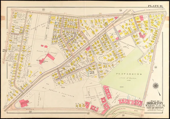 Atlas of the city of Boston, wards 25 & 26, Brighton
