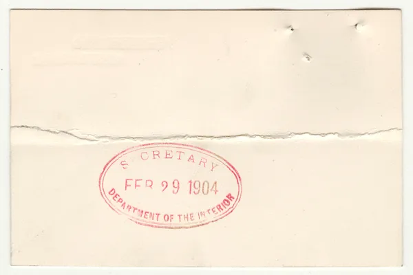 Letter from William Loeb, Secretary to the President to Secretary of the Interior E. A. Hitchcock