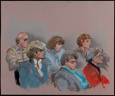 Courtroom scene