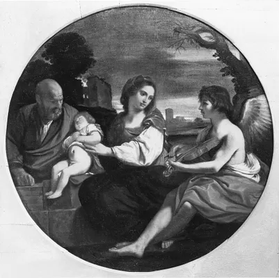 Rest on the Flight into Egypt with a Music-making Angel