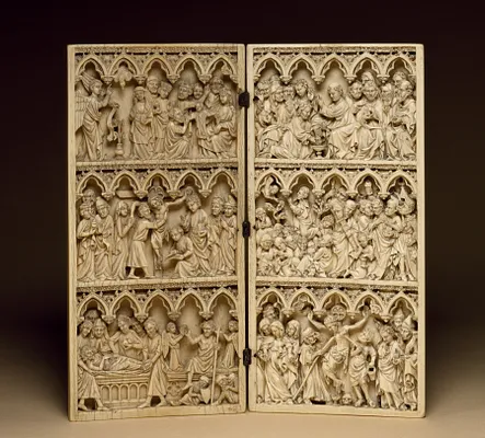 Diptych with Scenes of the Passion