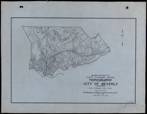 Topography City of Beverly