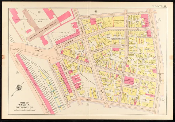 Atlas of the city of Boston, Charlestown and East Boston