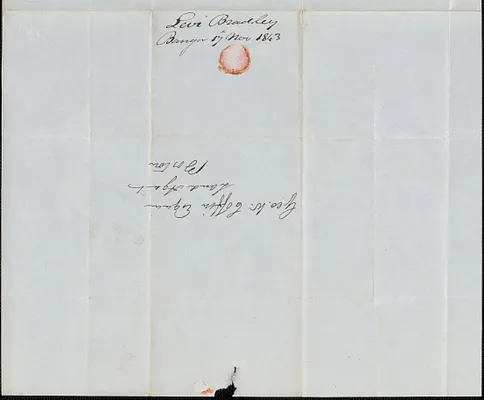 Levi Bradley to George Coffin, 17 November 1843