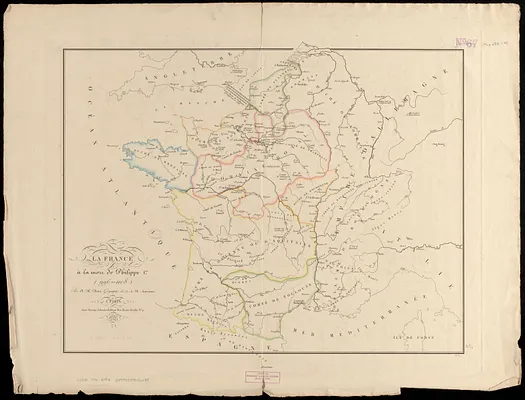 La France à la mort de Philippe 1er. (996-1108)