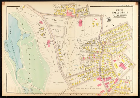 Atlas of the city of Boston, Roxbury