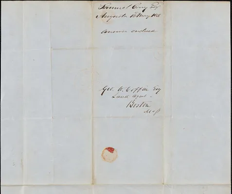 Samuel Cony to George Coffin, 16 May 1848
