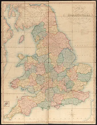 A new map of England & Wales, drawn from the latest surveys