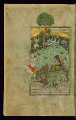 Rustam Kills the Demon Akvan