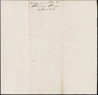 George Coffin to General Samuel Veazie, 20 June 1843