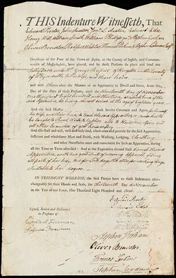 Sally Davis indentured to apprentice with George Russell of Kingston, 13 November 1801