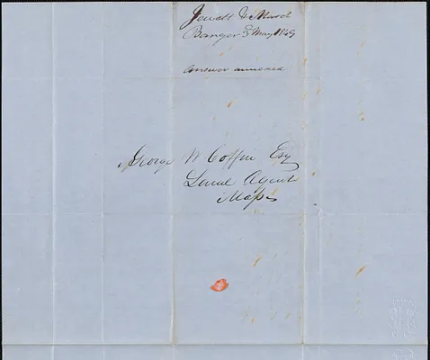 Jewett and March to George Coffin, 3 May 1849