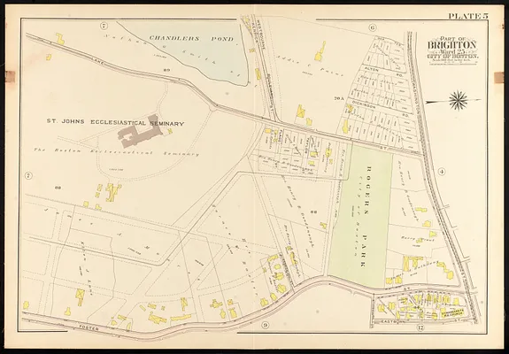 Atlas of the city of Boston, ward 25, Brighton